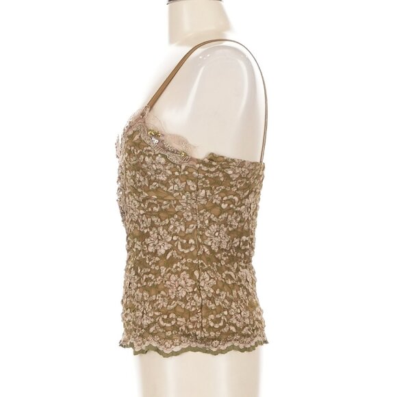 Ann Ferriday Lace and Sequin Camisole Top One Size - Picture 4 of 6